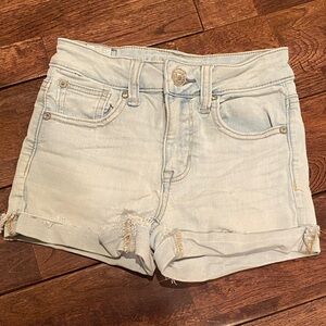 American Eagle Outfitters Light Wash Jean Shorts